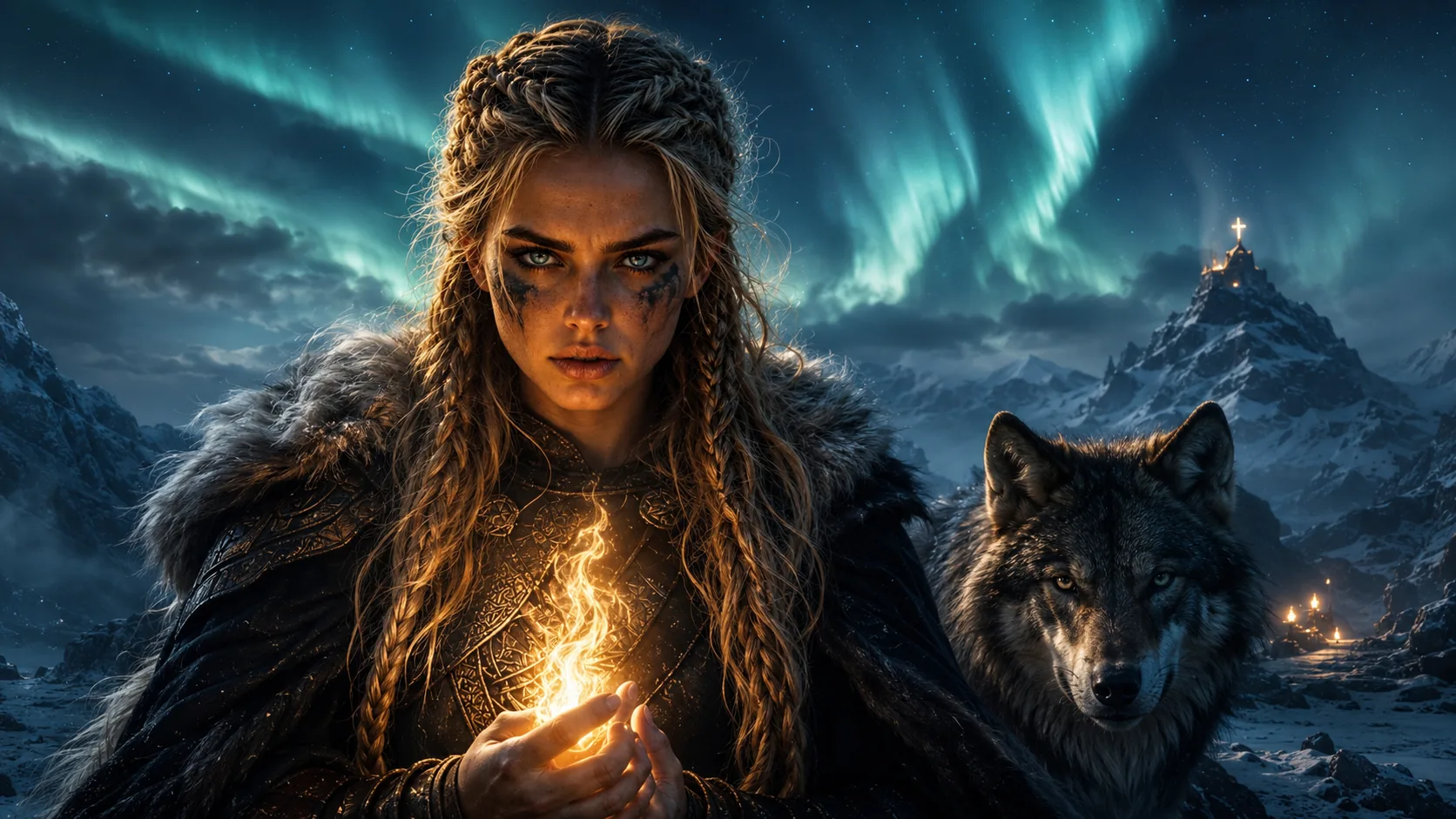 Eira in the frozen north, mid-vision of the road still to walk